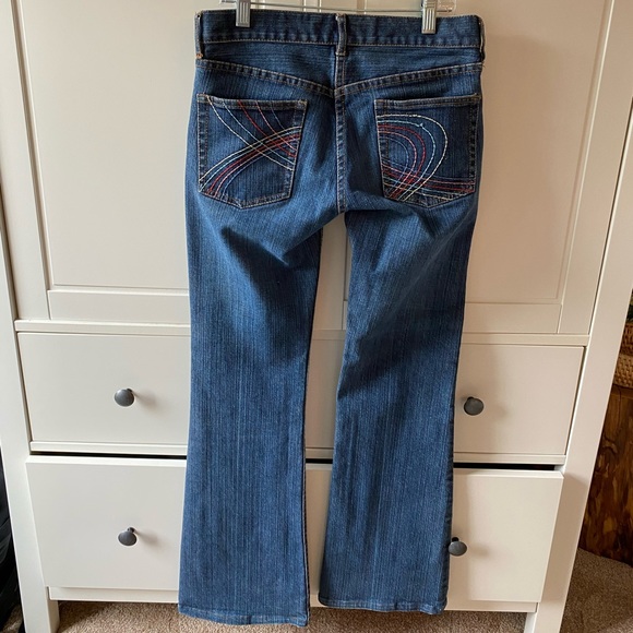French Connection Low-Rise Boot Cut Jeans - Picture 1 of 4